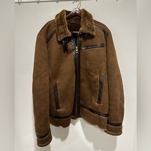 Vintage Guess Faux Shearling Jacket